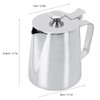 Stainless Steel Milk Frothing Pitcher 12oz/350ml Latte Steaming Frothing Pitcher