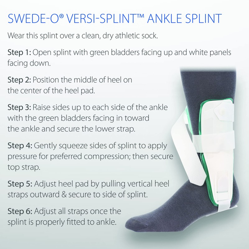 Swede-O Versi-Splint Ankle Splint - Medium