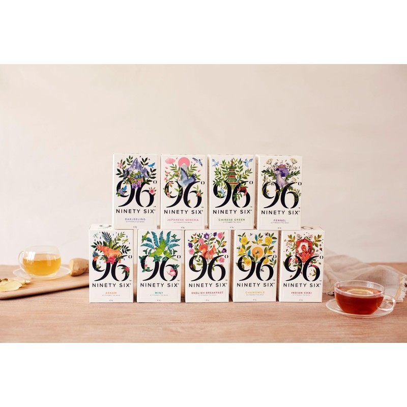 96° Indian Chai - 20 Pyramid Tea Bags x 3