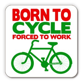 Gift For Cyclist, Cycling Present for men and Women, Funny Bike Themed Drinks Coaster