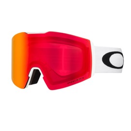Oakley Fall Line M OO7103 Matte White/Prizm Snow Torch Iridium Ski Goggles For Men For Women + BUNDLE with Designer iWear Eyewear Kit