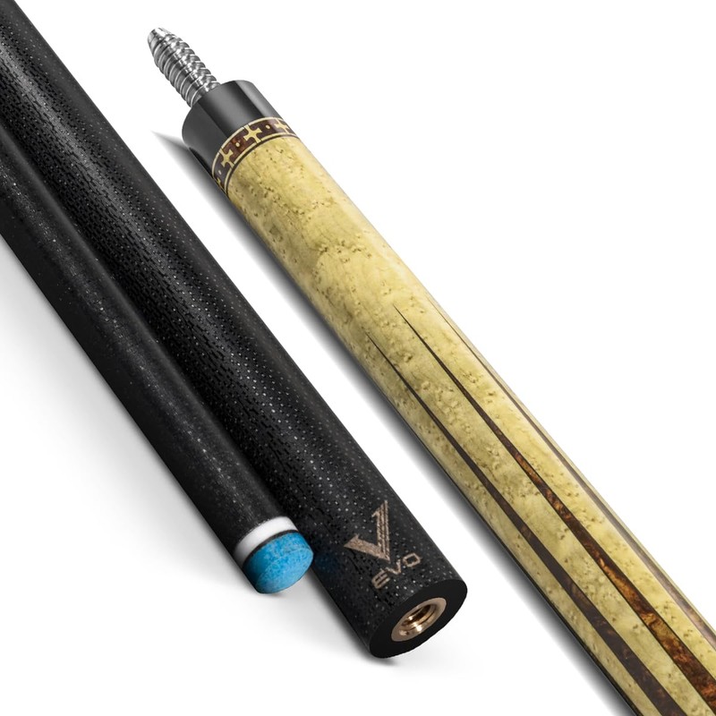 EVO Royale Glassfiber Pool Cue Stick, Low Deflection Pool Sticks
