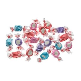 Taffy Shop Berries & Cream Mix Salt Water Taffy - Small Batch Salt Water Taffies Made in the USA - Super Soft, Sweet, Taffy Candy - Guaranteed Fresh - Gluten-Free, Soy-Free, Peanut-Free - Family (32oz) Bag