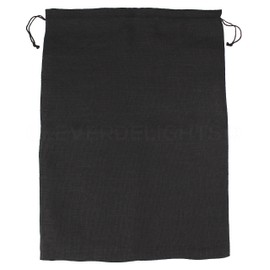 CleverDelights 18" x 24" Black Burlap Bags - 5 Pack - Jute Burlap Drawstring Sacks - 18x24 Inch Bag