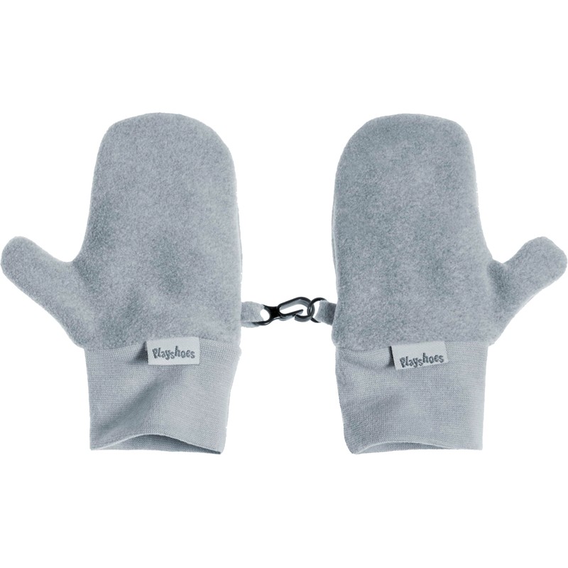 Playshoes Unisex Fleece Mittens, gray
