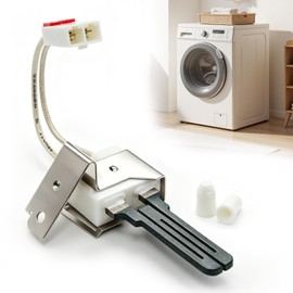 WE4M449 Gas Dryer Igniter Replaces AH2364812 AP4436004 1535007 PS2364812 EA2364812, Gas Dryer Igniter Compatible with GE Hotpoint and RCA Gas Dryers 5TX62G9ST0WS DCCB330GJ2WC Not Universal