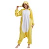 SimZoo Adult Animal Onesie Pajamas, Men and Women's Central Bearded