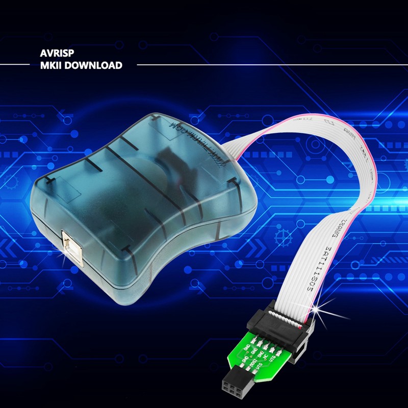 1 Set AVRISP MkII Downloader Compatible With Original Programmer Supports