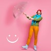 Gravidus Umbrella Rain and Weather Protection in Transparent, transparent