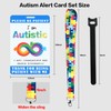 TINNALART Autism Card Set with Safety Tag, Funny Autism ID