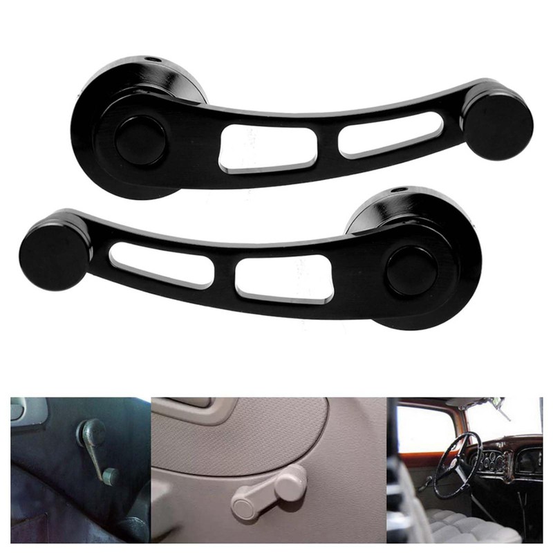 GBSCLOVER Window Crank Handle Replacement 2Pcs, Stable Alloy Window Handle