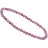 ELEDORO Genuine Ruby Beads Chakra Bracelet PowerBead Stretch Bead Bracelet
