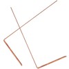 Yardwe Divining Rods 2Pcs Copper Dowsing Rod, Water Divining, Spirit,Detect