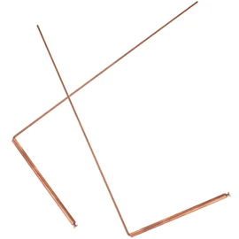 Yardwe Divining Rods 2Pcs Copper Dowsing Rod, Water Divining, Spirit,Detect Gold,Yes No Questions,Underground Water, Gold, Paranormal Grave