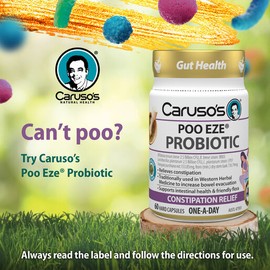 Caruso's POO EZE Probiotic 60 Capsules