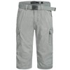 Indicode Men's Nicolas Check 3/4 Cargo Shorts Checked with 6