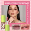 8pcs Cuidado Labial Hidratante Glossy Liquid Lip Oil Gloss