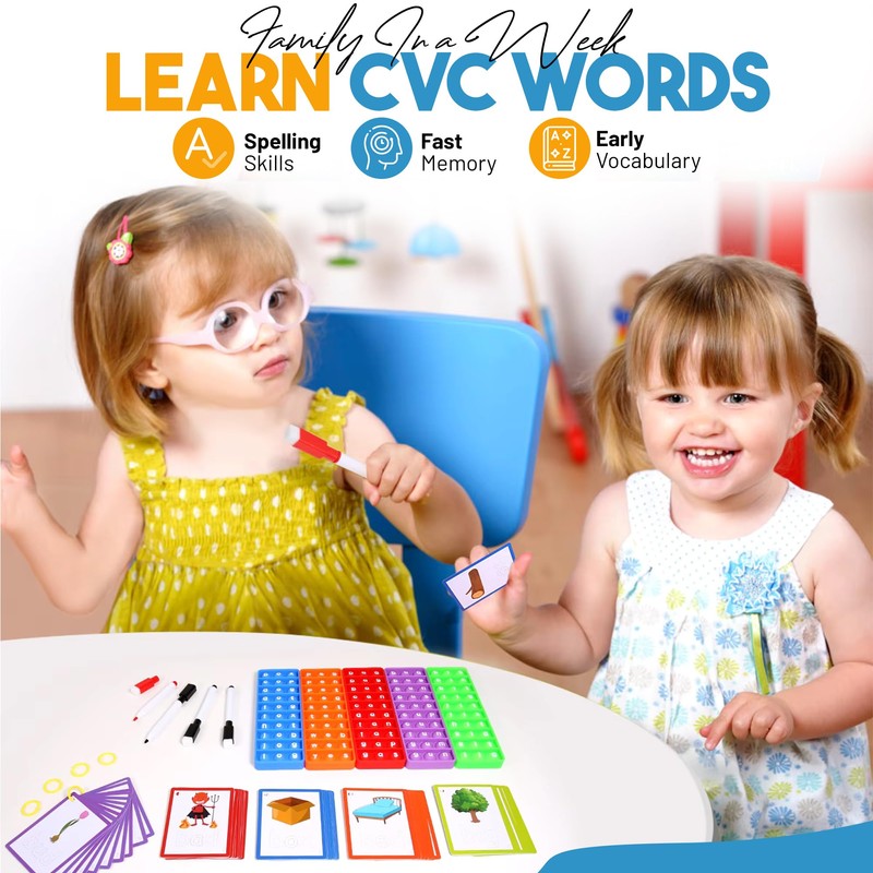 Interactive Phonics Word Pop Game (Ages 4+) - Educational Learning