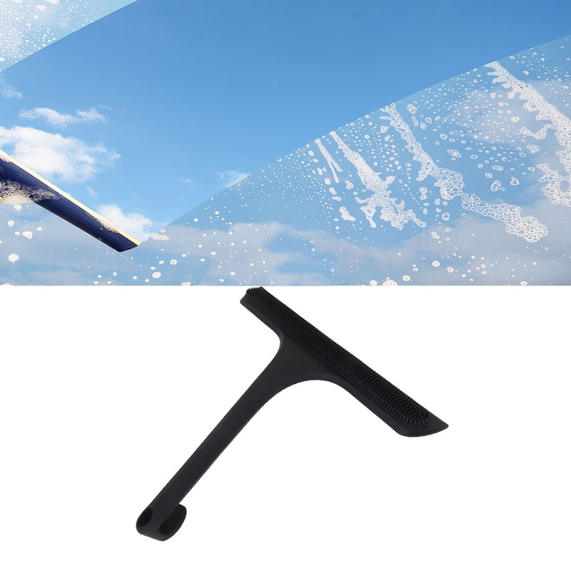 Glass Wiper with Non Slip Handle Silicone Window Cleaner Squeegee