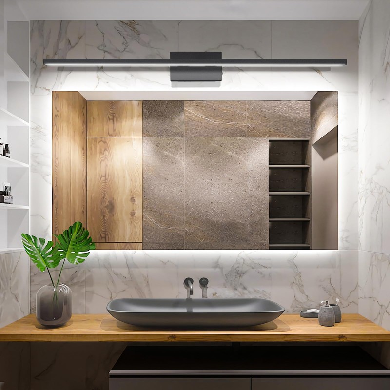 VOLISUN 48 inch Vanity Light for Bathrooms, 30W Dimmable 5CCT