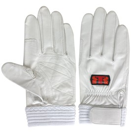 TONBOREX G-REX31 Rescue Gloves, Goat Leather, Fire Gloves, White, M Size