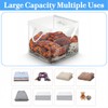 Meyeyaia 10 Pack Clear Clothes Storage Bags with Zipper &