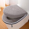 Thickened Toilet Seat Cushion for Winter – Soft Machine-Washable Cover