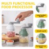 Multi-Functional Manual Food Processor Vegetable Chopper, Hand-Powered handle Onion Chopper