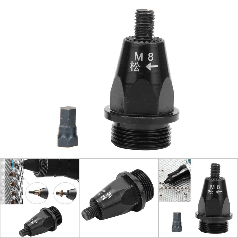 Air Riveter Rivet Nut Gun Head Hard Alloy Pneumatic Pull