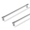ZAUYX Solid Heavy Duty Jasper Pulls 6 Pack Polished Chrome
