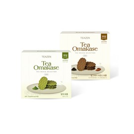 Tijéne [티젠] 티오마카세 무당 와플 110g 2종, 택1 [TiZen] Tiomakase Sugar-Free Waffle 110g 2 Types, Choose 1