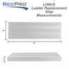 RecPro RV Aluminum AL-A Series Ladder Replacement | 16" W