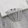 SG Store 12pcs 3/32" Bowl Shaped Mounted Diamond Burr Set