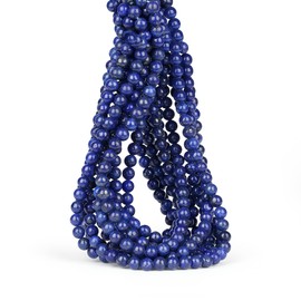 XIANNVXI Lapis Lazuli Beads 8mm Crystal Beads 100PCS Natural Stone Beads Round Loose Gemstone Beads for Bracelet Beads for Jewellry Making