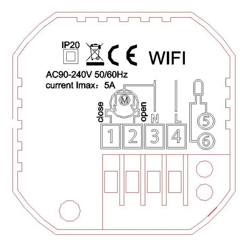 WIFI Thermostat Digital Display Smart Touch Screen Phone APP Voice