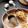 AIMALL Cast Aluminum Utility Scoop for Ice, Flour, and Rice