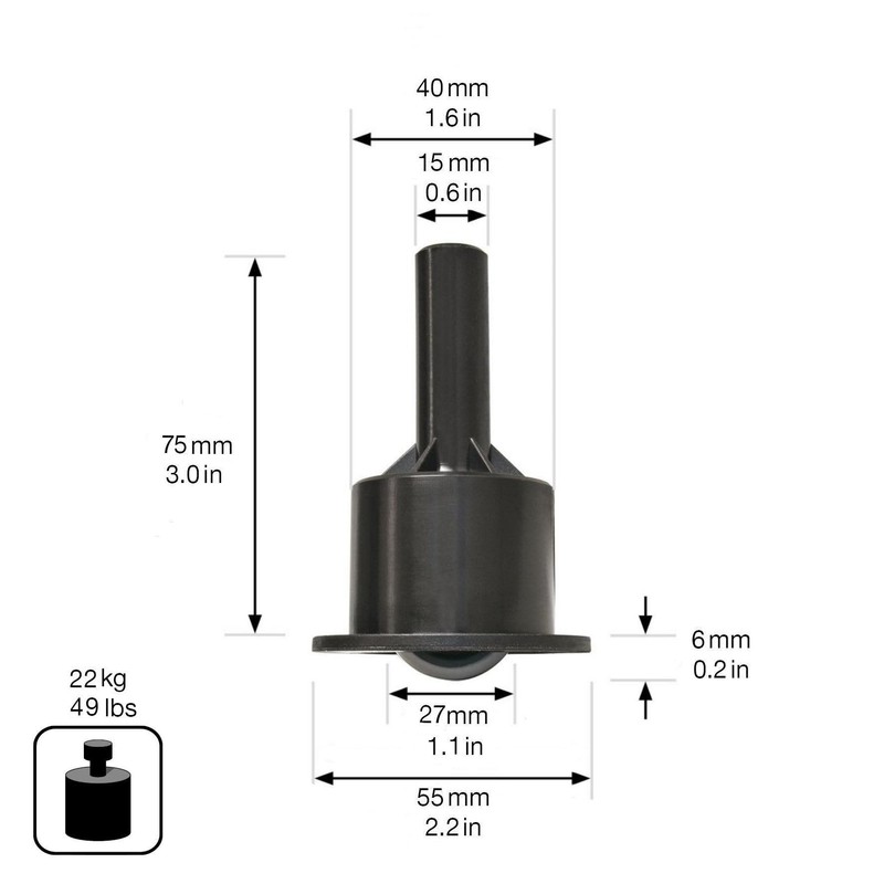 WAGNER Award-winning table pull-out roller retractable for extending tables -