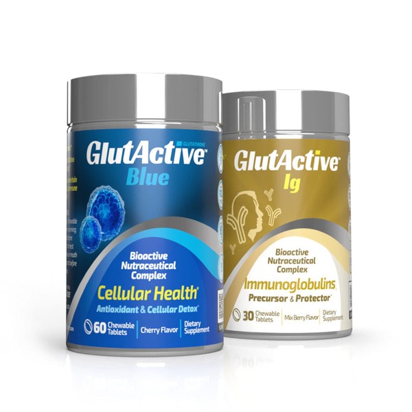 Glutathione + Colostrum (Blend 800/750mg) | ANTIOXIDANT, Detox, ANTIAGING, Increase Energy, Healthy Immune Function: Protec, Regenerate & Strengthen, SLEEP AID, Gut Restore. Chewable 60 + 30 Count.