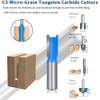 TAIWAIN 1/2" Inch Shank 41pcs Router Bit Cutting Set, Tongue