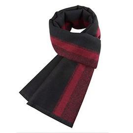 Ueither Men's Soft Warm Autumn and Winter Scarf Comfortable Elegant Tartan Scarves, Colour 34