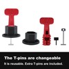 Tile Leveling System Kit 100pcs Tile Leveler Spacers, 2 Special