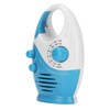 Portable AM FM Radio, Waterproof Broadcast Music Shower Weather Radio