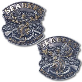 US Navy Seabees Challenge Coin