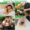 2PCS Finger Splint Trigger Finger Splint with 2 Aluminum Support