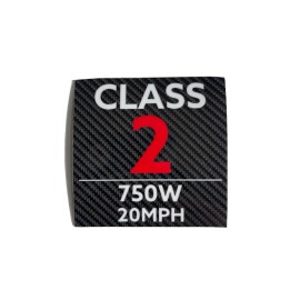 MMB SurRon / Segway CLASS 2 750W Class Decal X260 Surron X Ebike E Scooter Rsf650