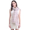 Lina & Lily Robin Bird Print Women's Large Scarf Lightweight