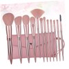 NOLITOY 12pcs Rose Gold Makeup Brush Set Electroplating Kit Cosmetics