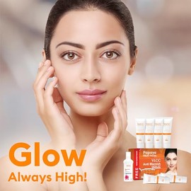 Vlcc Kit Facial Anti Manchas Incluye Productos Cuidado Piel Lavado Limpiador Papaya Pepino Piezas