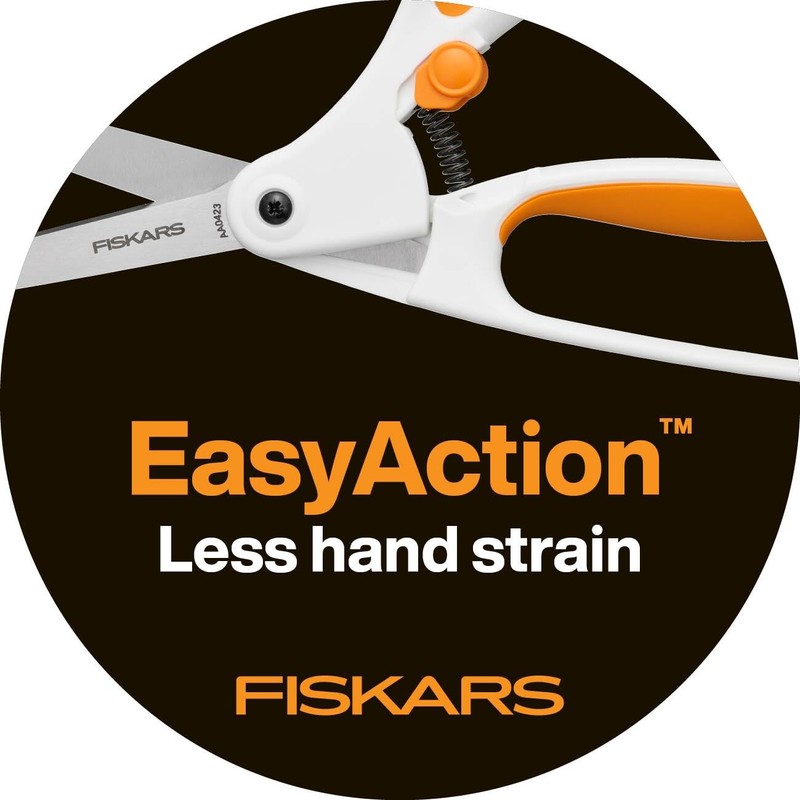 Fiskars Softgrip Fabric Scissors, Length: 26 cm, Stainless Steel Blade/Plastic