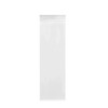 100 Count Clear Resealable Tall Thin Zip Bags, Long Thin